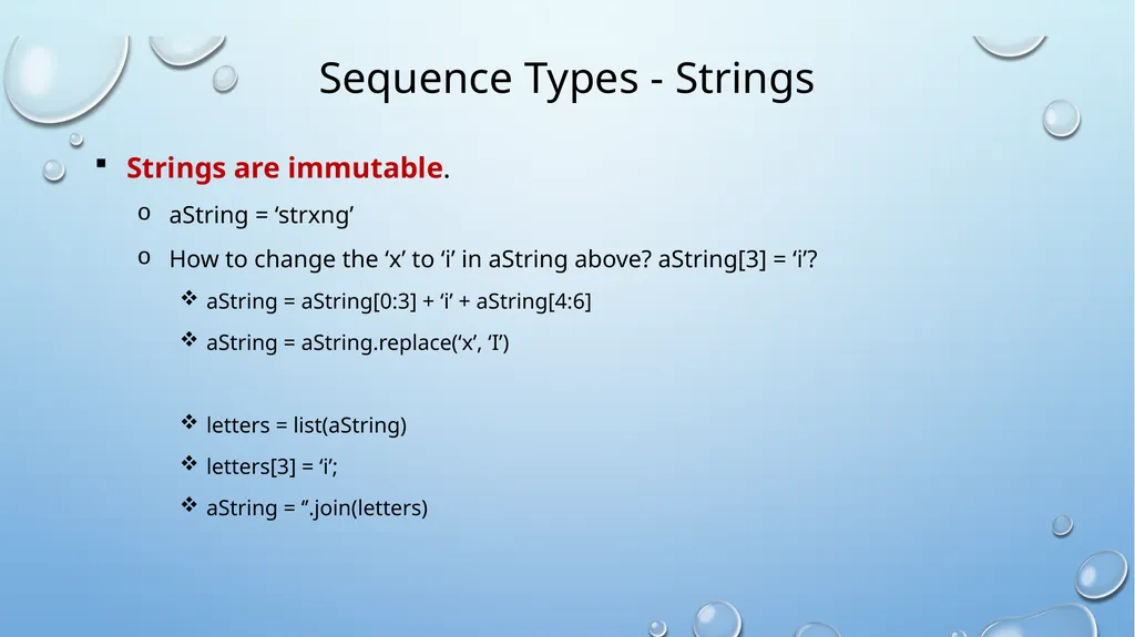 Introduction to Python About python Development - slide 17 of 38
