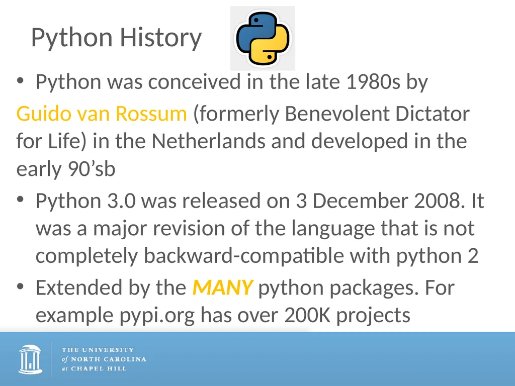 Title An Introduction to Python What is Python - slide 4 of 34