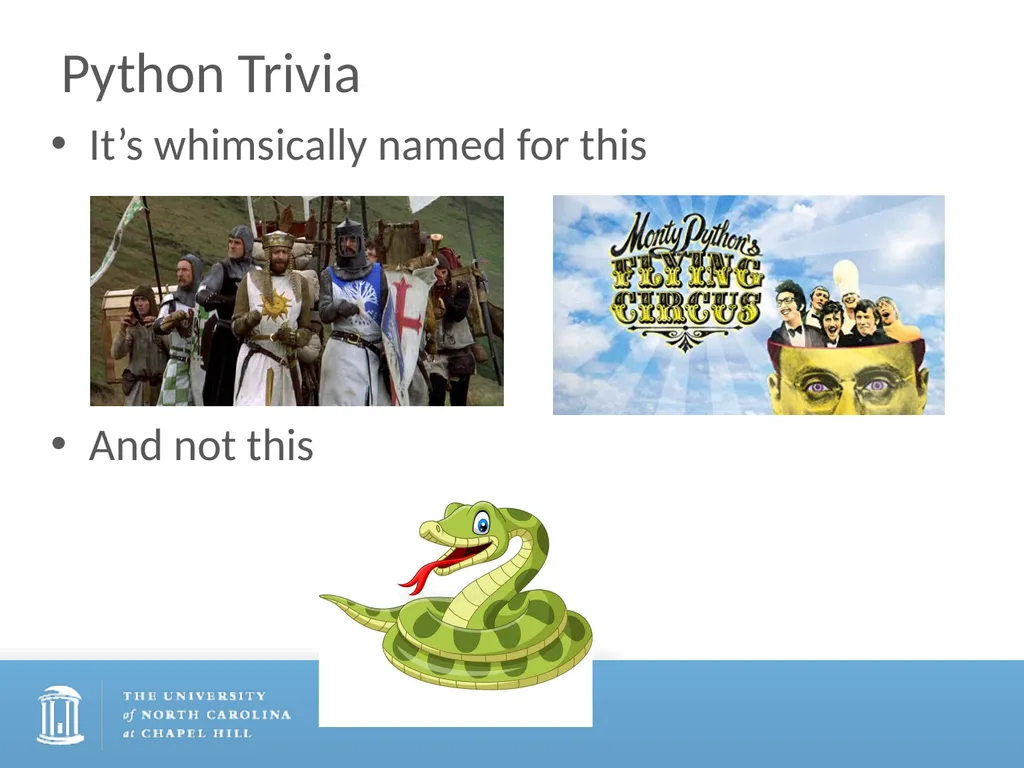 Title An Introduction to Python What is Python - slide 5 of 34