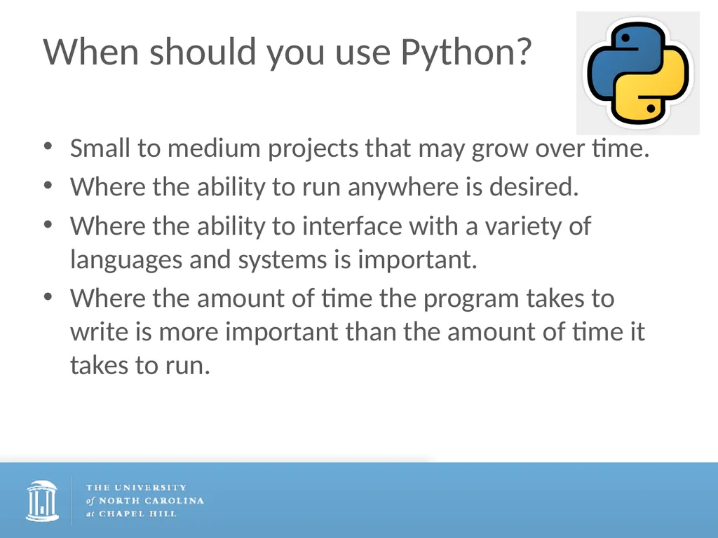 Title An Introduction to Python What is Python - slide 3 of 34