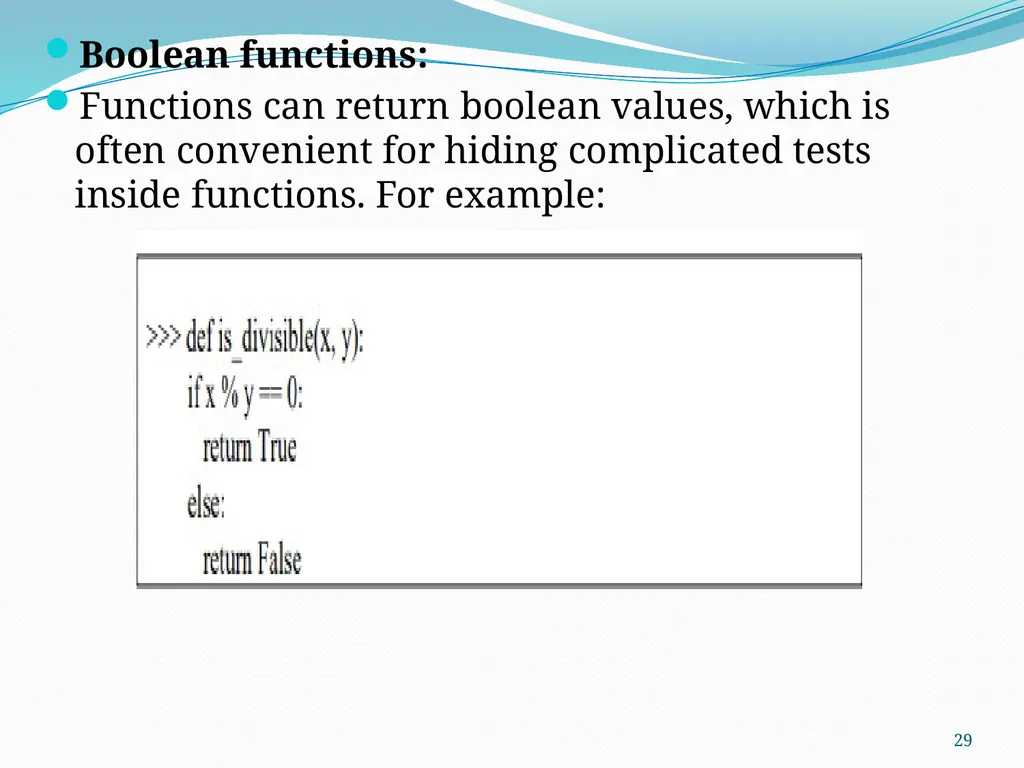 PYTHON PROGRAMMING UNIT II PROF.AJAY PASHANKAR - slide 29 of 58