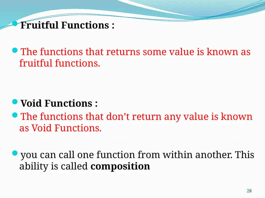 PYTHON PROGRAMMING UNIT II PROF.AJAY PASHANKAR - slide 28 of 58