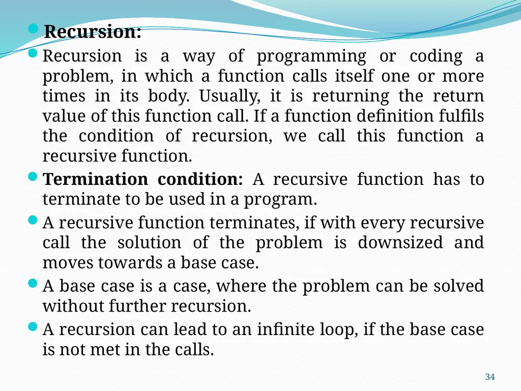 PYTHON PROGRAMMING UNIT II PROF.AJAY PASHANKAR - slide 34 of 58