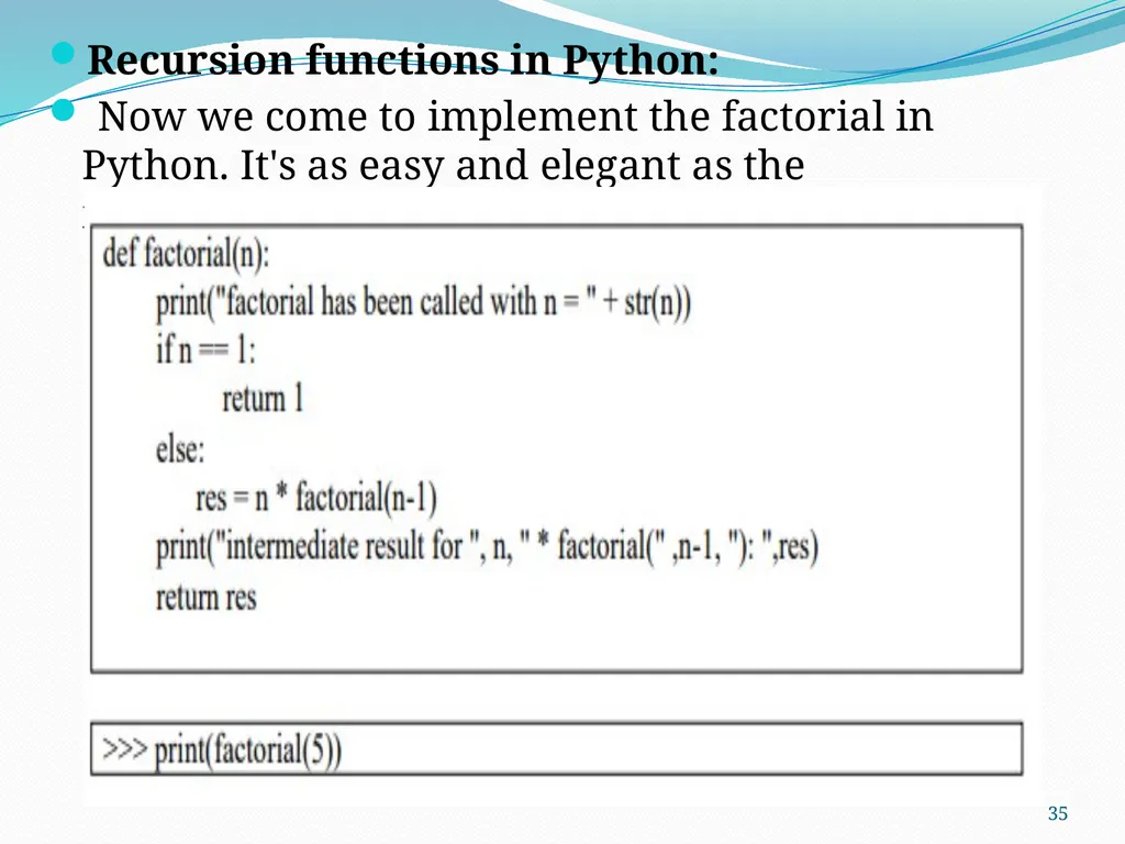 PYTHON PROGRAMMING UNIT II PROF.AJAY PASHANKAR - slide 35 of 58
