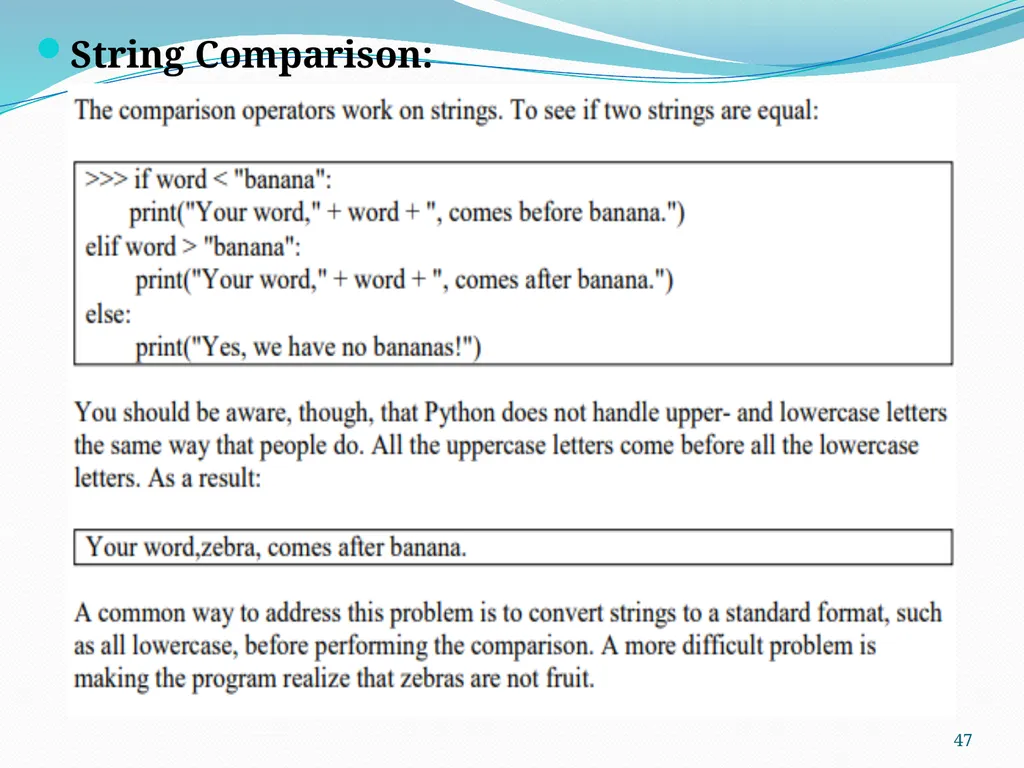 PYTHON PROGRAMMING UNIT II PROF.AJAY PASHANKAR - slide 47 of 58