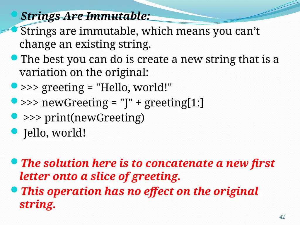 PYTHON PROGRAMMING UNIT II PROF.AJAY PASHANKAR - slide 42 of 58