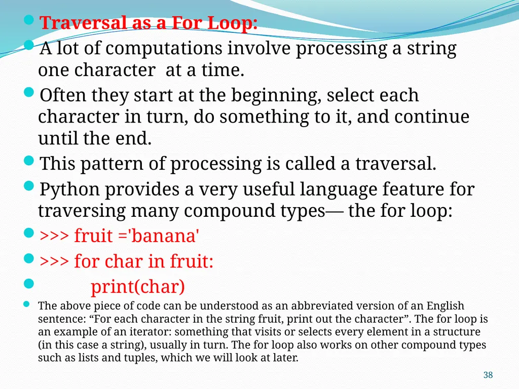 PYTHON PROGRAMMING UNIT II PROF.AJAY PASHANKAR - slide 38 of 58