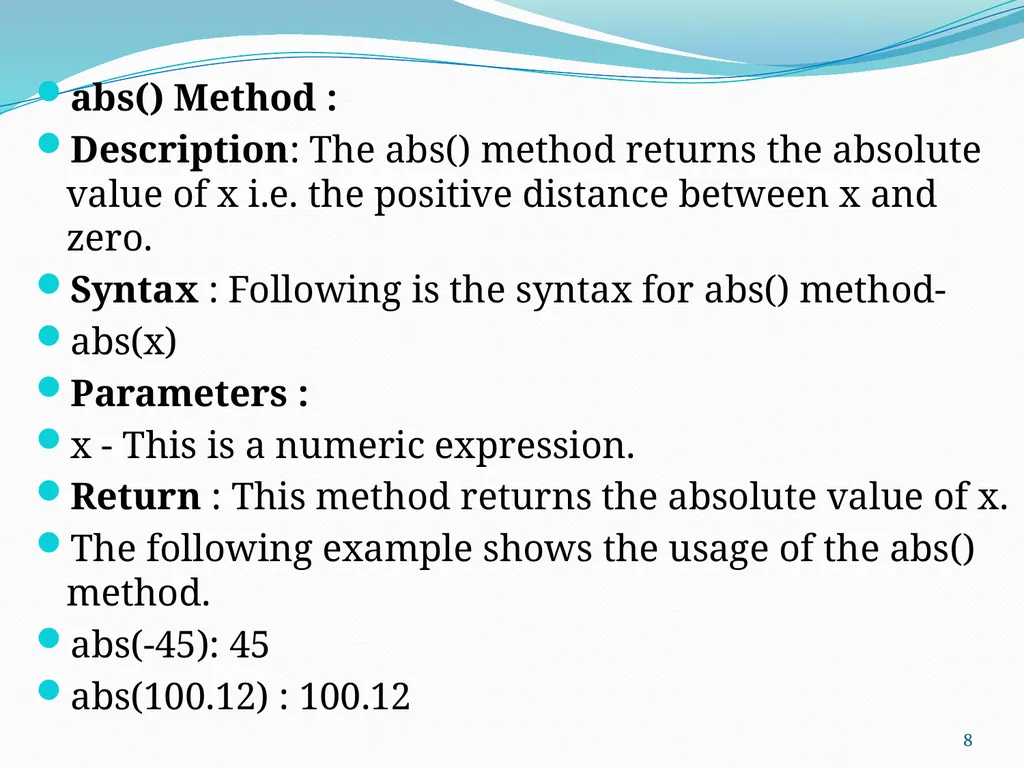 PYTHON PROGRAMMING UNIT II PROF.AJAY PASHANKAR - slide 8 of 58