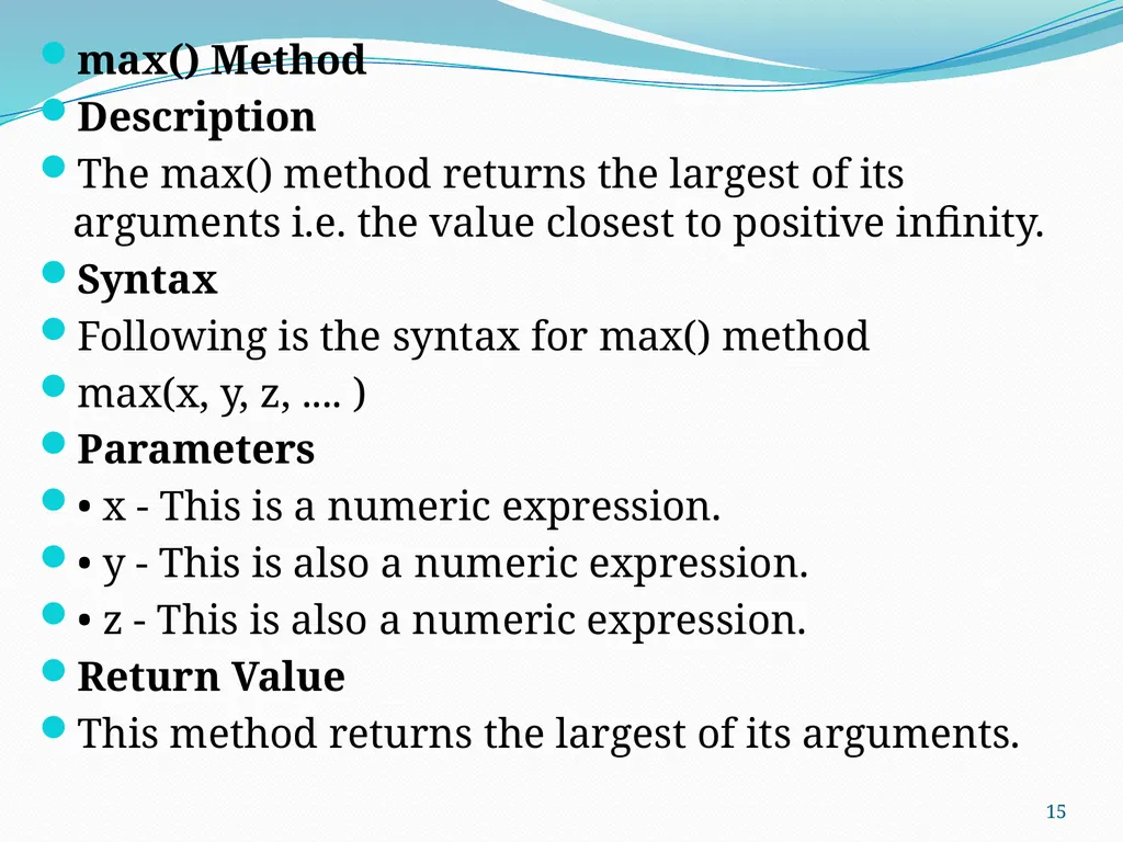 PYTHON PROGRAMMING UNIT II PROF.AJAY PASHANKAR - slide 15 of 58