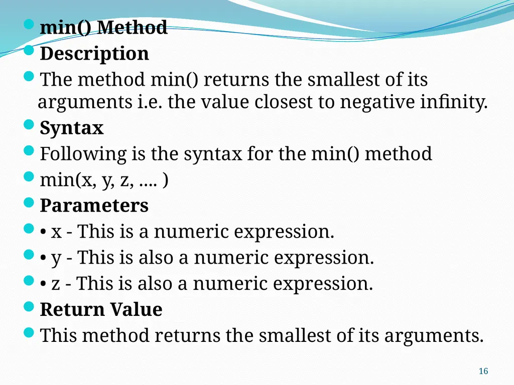 PYTHON PROGRAMMING UNIT II PROF.AJAY PASHANKAR - slide 16 of 58
