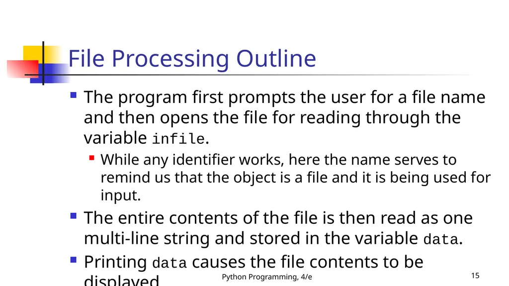Python Programming, 4/e 1 Python Programming: An - slide 15 of 109
