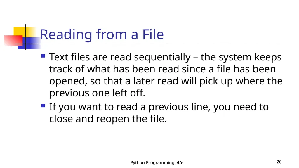 Python Programming, 4/e 1 Python Programming: An - slide 20 of 109