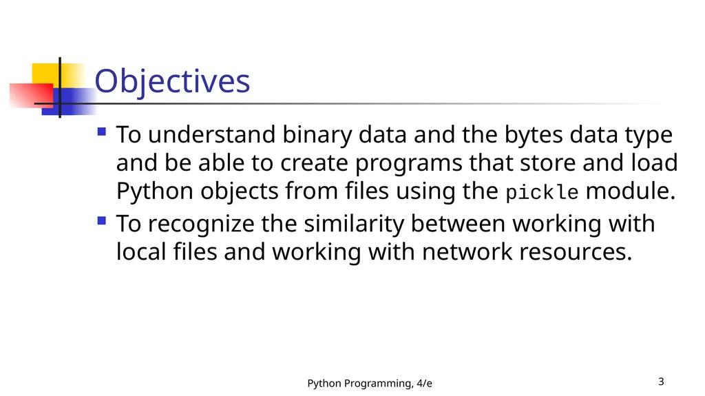 Python Programming, 4/e 1 Python Programming: An - slide 3 of 109