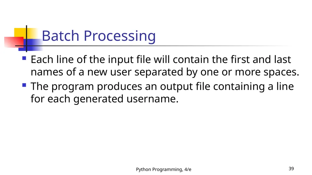 Python Programming, 4/e 1 Python Programming: An - slide 39 of 109