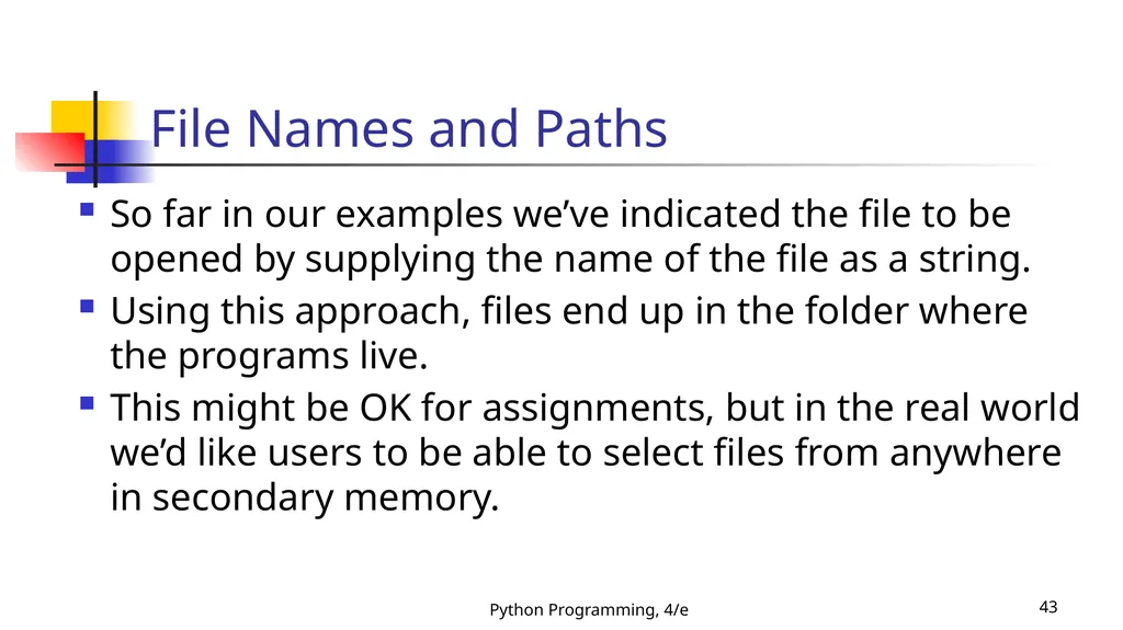 Python Programming, 4/e 1 Python Programming: An - slide 43 of 109