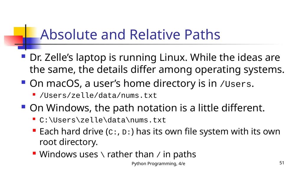Python Programming, 4/e 1 Python Programming: An - slide 51 of 109