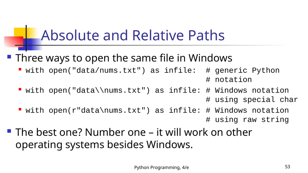 Python Programming, 4/e 1 Python Programming: An - slide 53 of 109