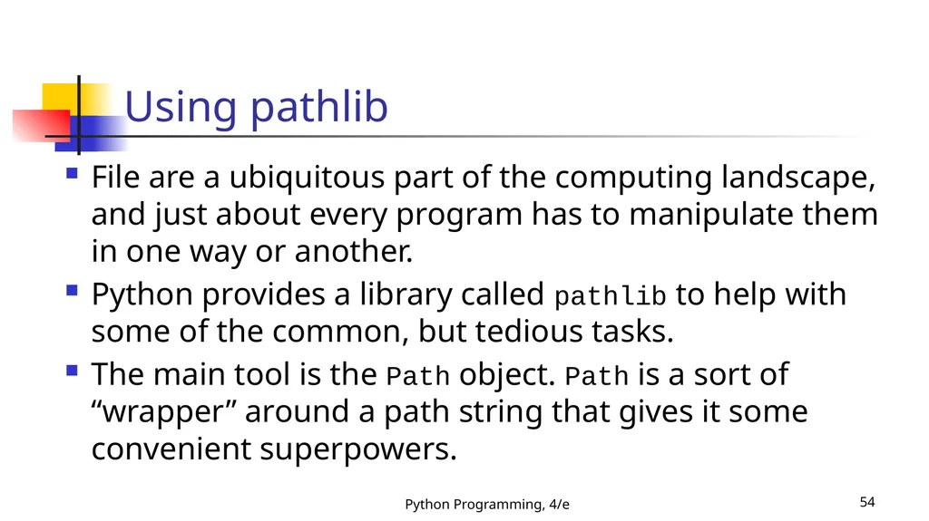 Python Programming, 4/e 1 Python Programming: An - slide 54 of 109