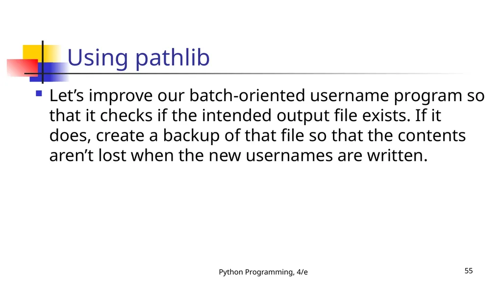 Python Programming, 4/e 1 Python Programming: An - slide 55 of 109