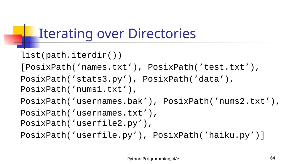 Python Programming, 4/e 1 Python Programming: An - slide 64 of 109