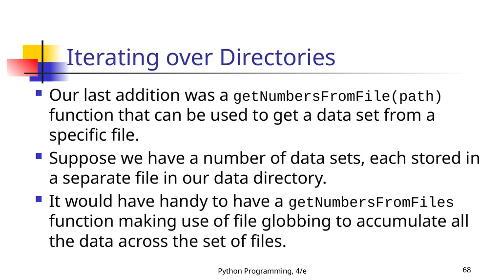 Python Programming, 4/e 1 Python Programming: An - slide 68 of 109