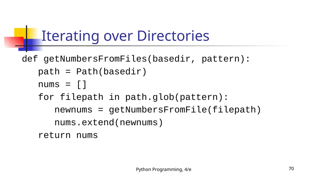 Python Programming, 4/e 1 Python Programming: An - slide 70 of 109
