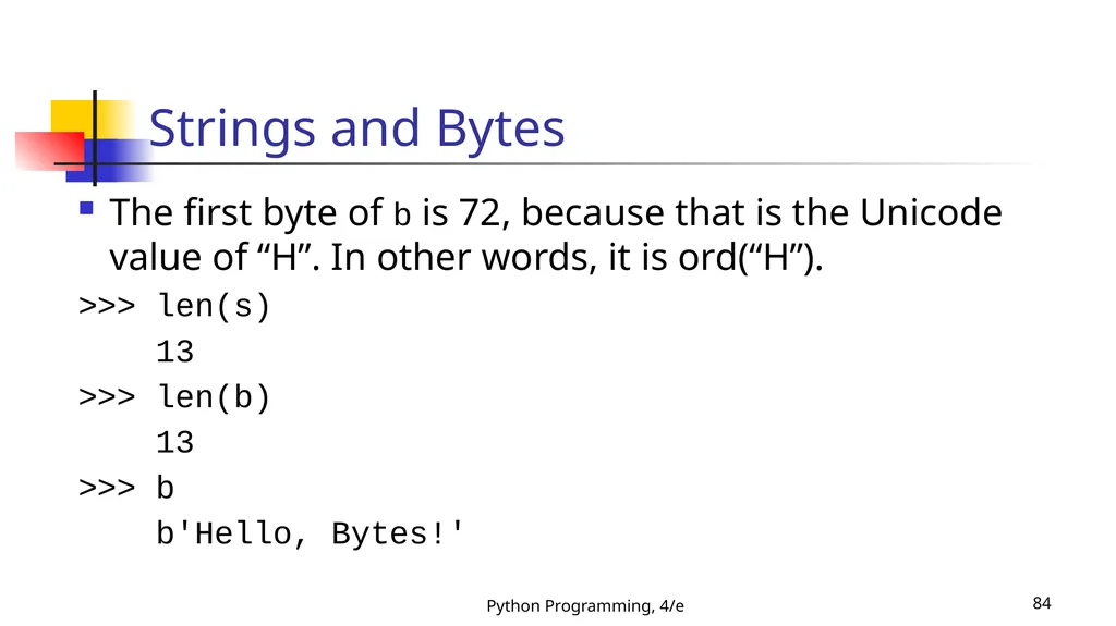 Python Programming, 4/e 1 Python Programming: An - slide 84 of 109