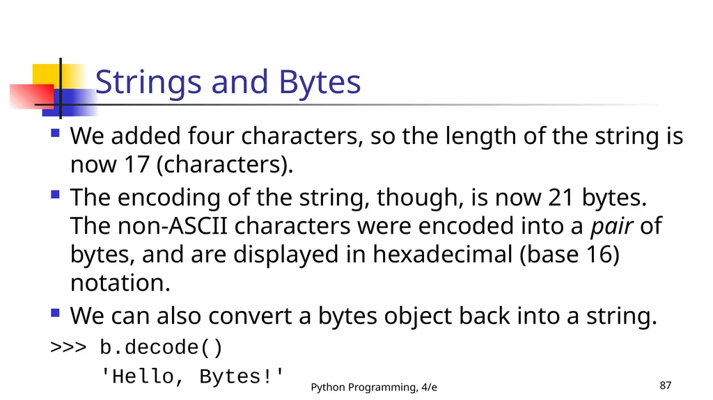 Python Programming, 4/e 1 Python Programming: An - slide 87 of 109
