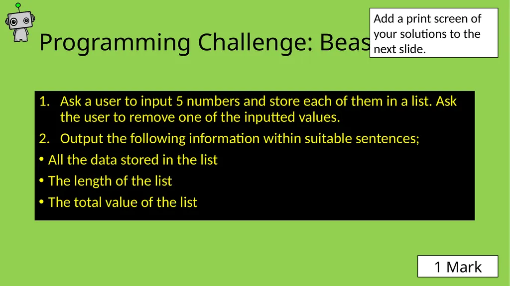 Introduction to Python Programming Part 5: Arrays - slide 20 of 23