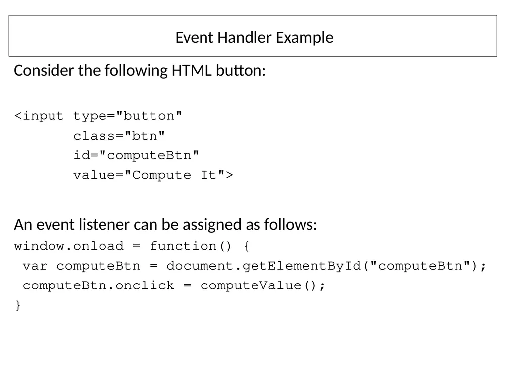 JavaScript Basics Topics Overview Syntactic - slide 24 of 30