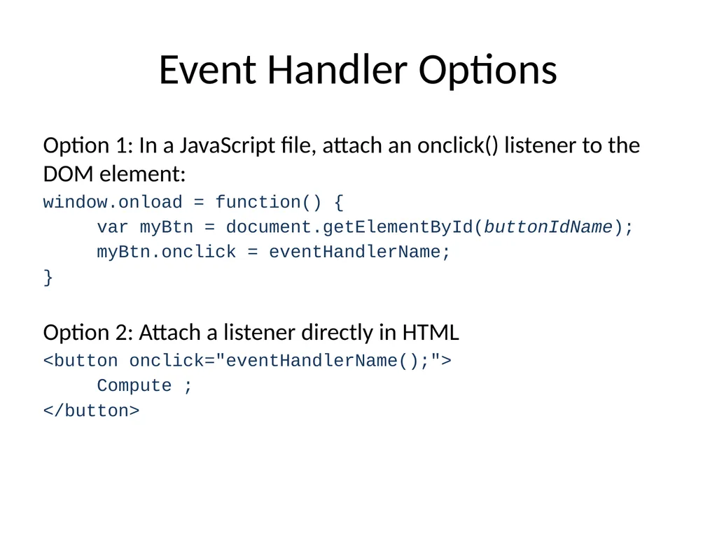 JavaScript Basics Topics Overview Syntactic - slide 30 of 30