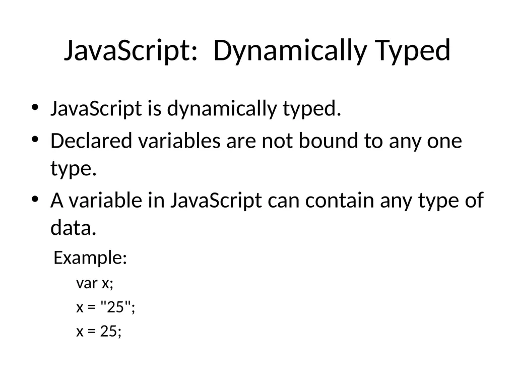 JavaScript Basics Topics Overview Syntactic - slide 6 of 30