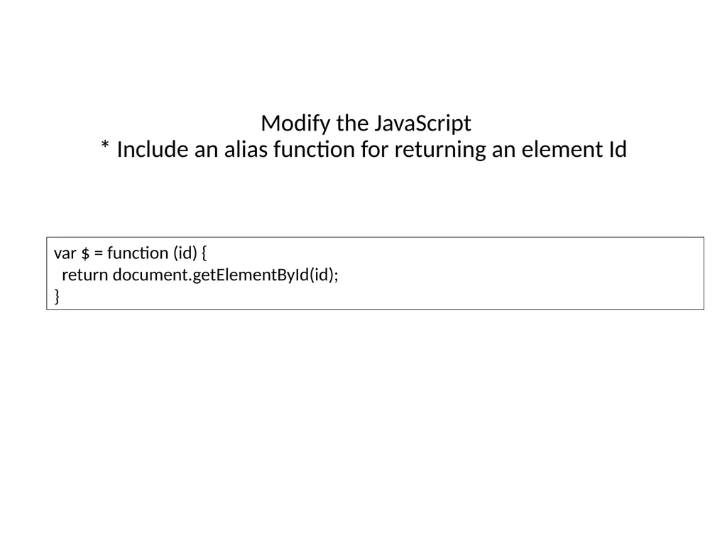 JavaScript Basics Topics Overview Syntactic - slide 29 of 30