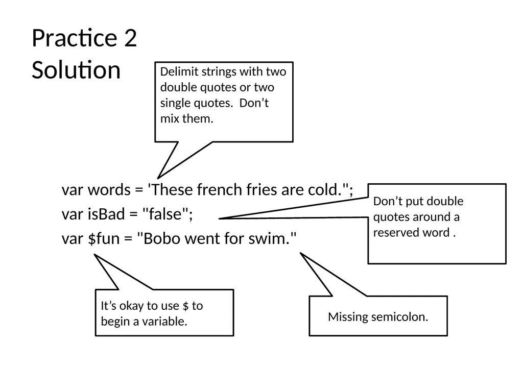 JavaScript Basics Topics Overview Syntactic - slide 13 of 30