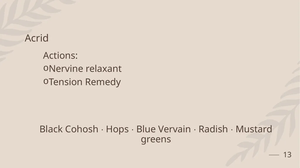 A Sensory Journey Through Herbs: Culinary and - slide 13 of 22