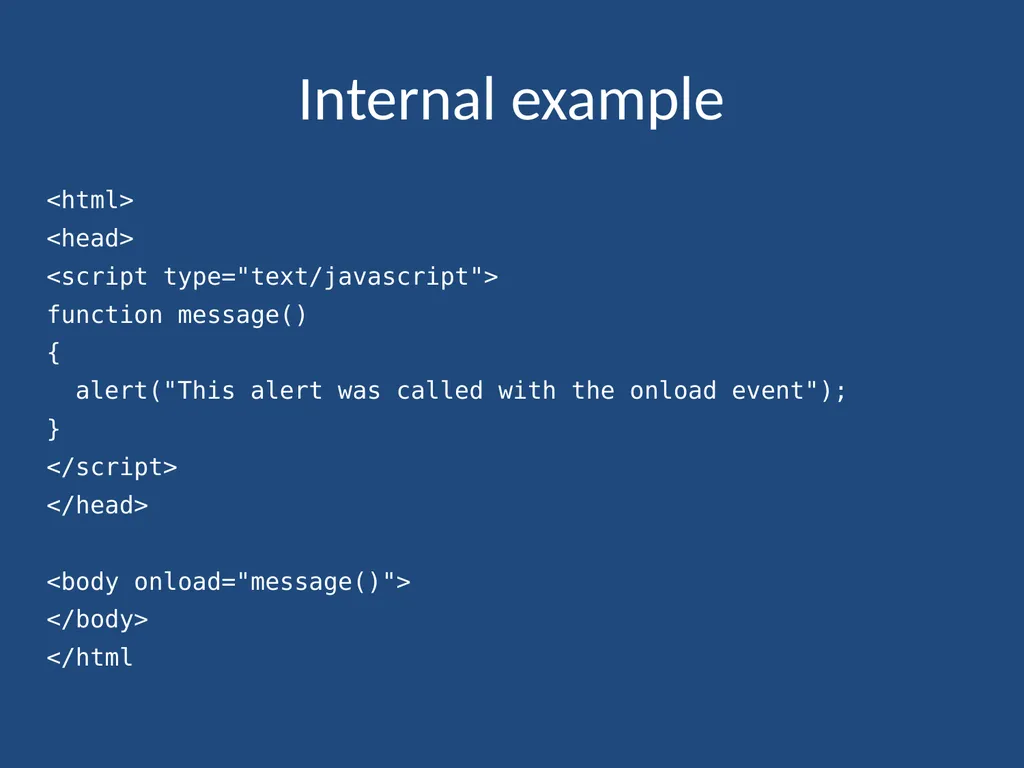 JavaScript CMPT 281 Outline Introduction to - slide 23 of 47