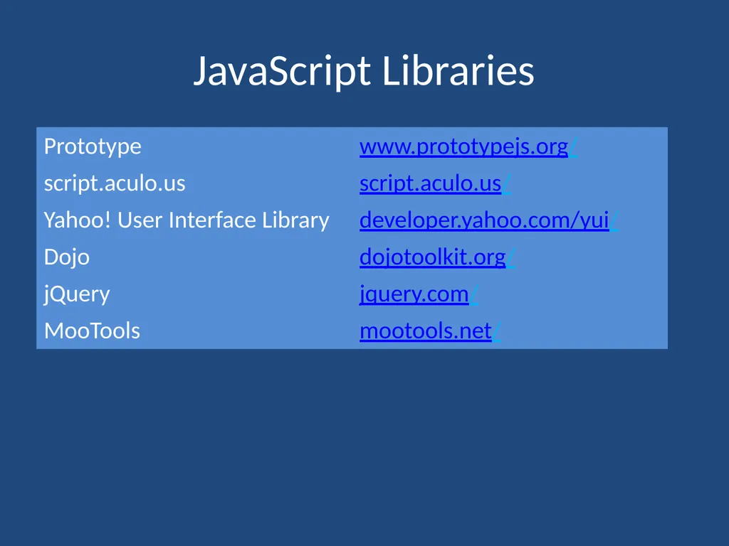 JavaScript CMPT 281 Outline Introduction to - slide 46 of 47