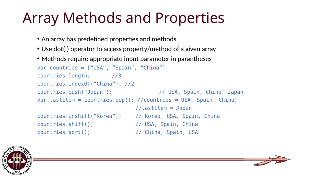 CGS 3066: Web Programming and Design Fall 2019 - slide 14 of 29