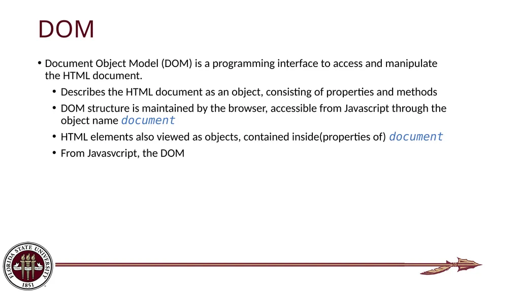 CGS 3066: Web Programming and Design Fall 2019 - slide 23 of 29