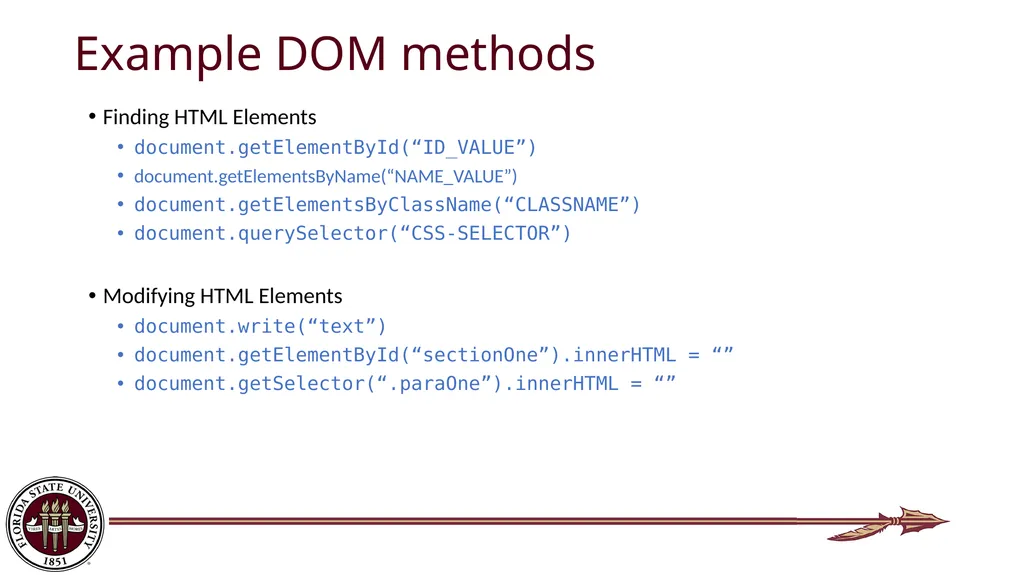CGS 3066: Web Programming and Design Fall 2019 - slide 24 of 29