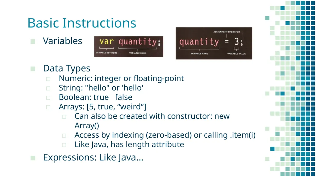 Introduction to JavaScript COMP 3700 With thanks - slide 18 of 18