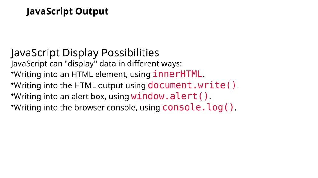 Chapter 4 JavaScript Internet Programming I: - slide 14 of 59