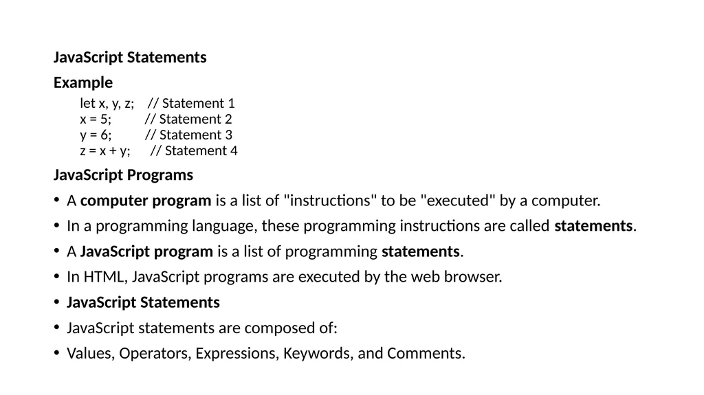 Chapter 4 JavaScript Internet Programming I: - slide 19 of 59