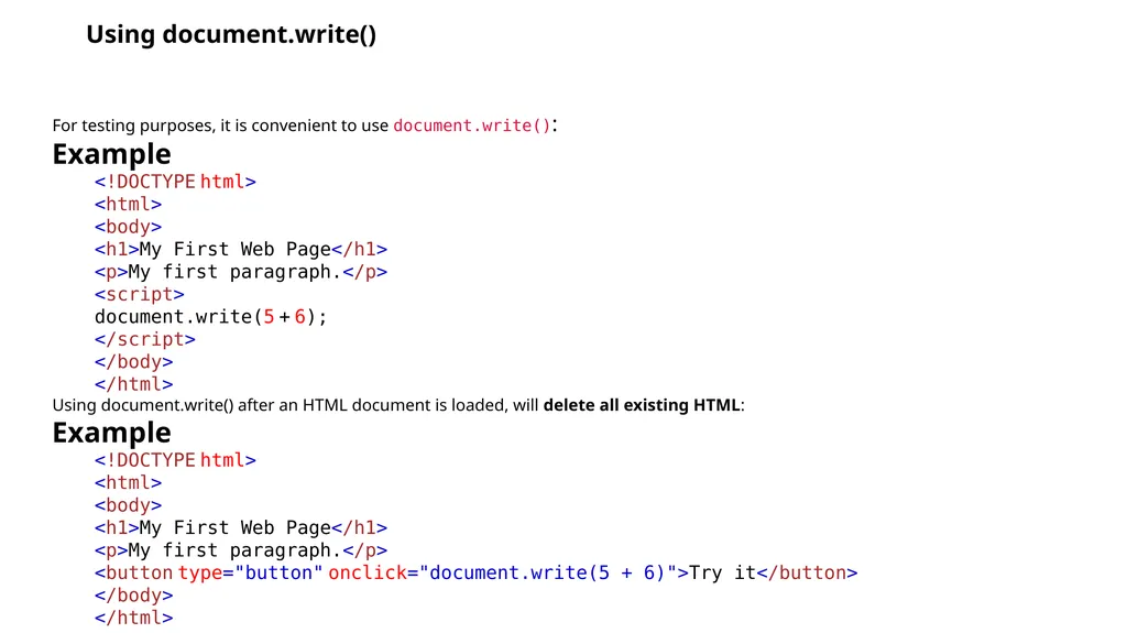 Chapter 4 JavaScript Internet Programming I: - slide 16 of 59