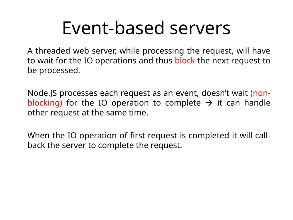 NodeJS 3rd October 2019 The MEAN stack - slide 8 of 32