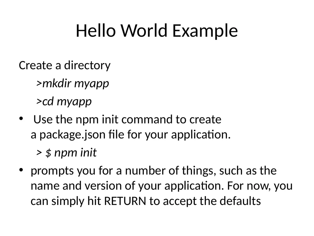 NodeJS 3rd October 2019 The MEAN stack - slide 20 of 32