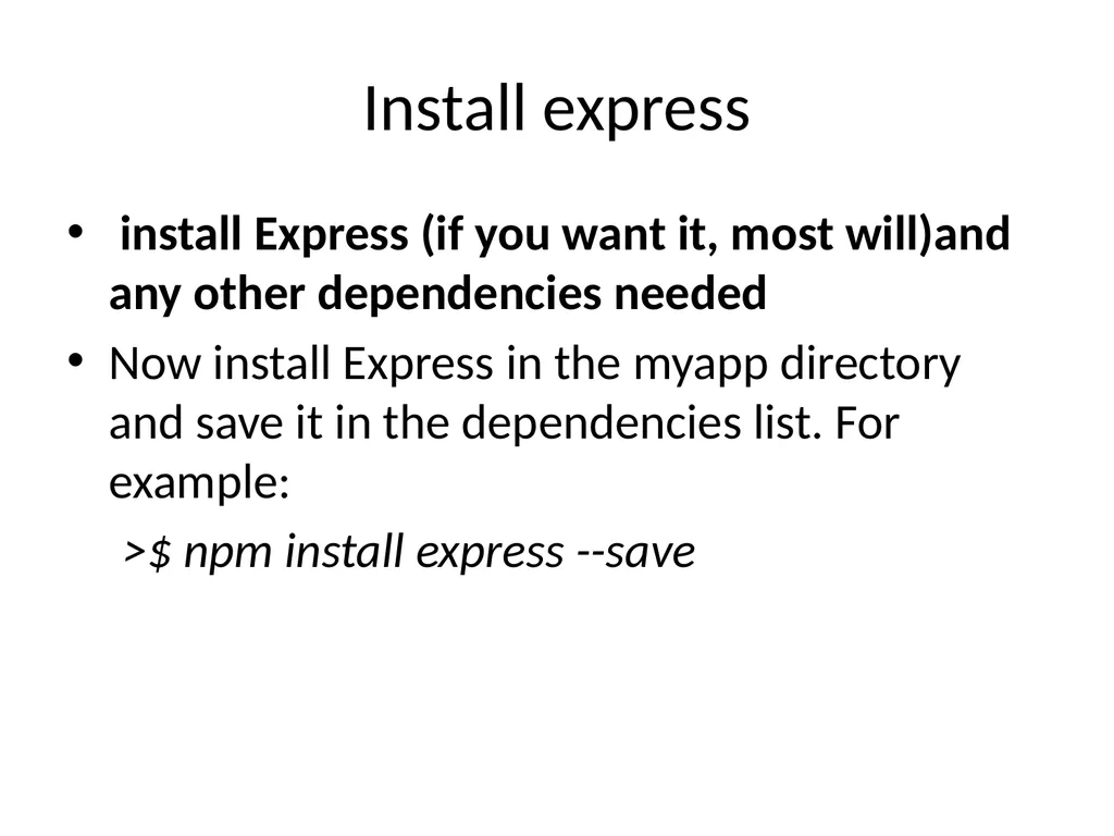 NodeJS 3rd October 2019 The MEAN stack - slide 26 of 32