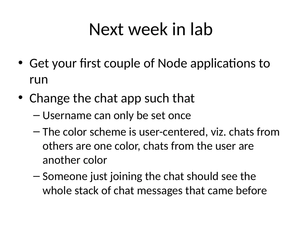 NodeJS 3rd October 2019 The MEAN stack - slide 30 of 32