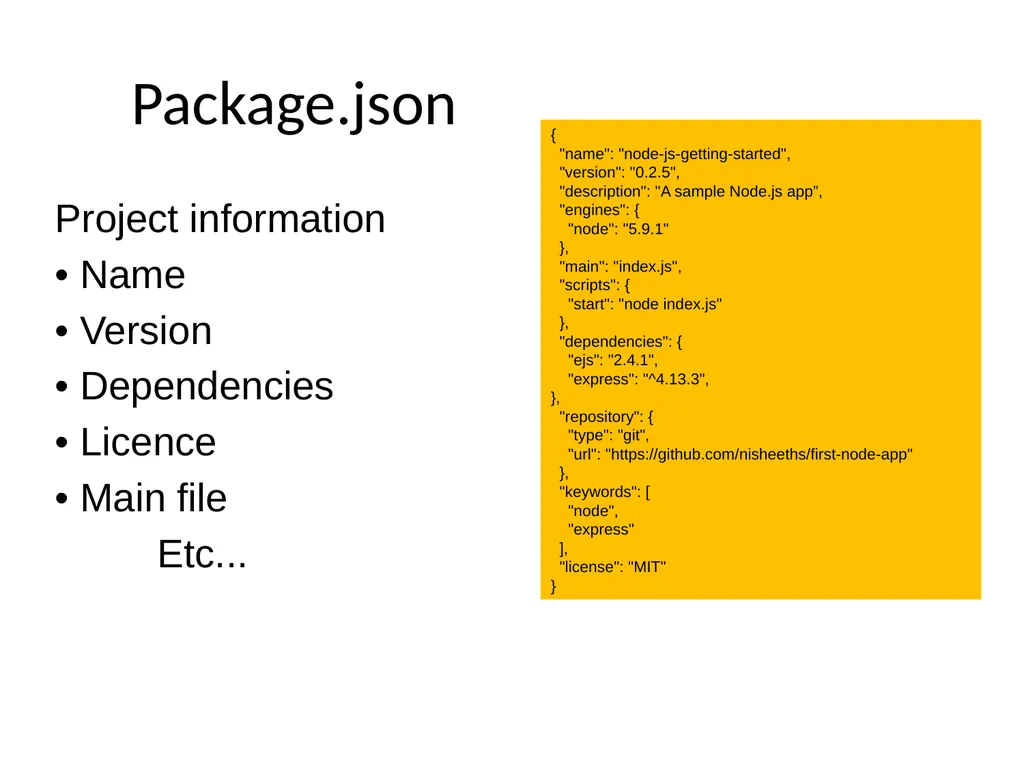NodeJS 3rd October 2019 The MEAN stack - slide 16 of 32