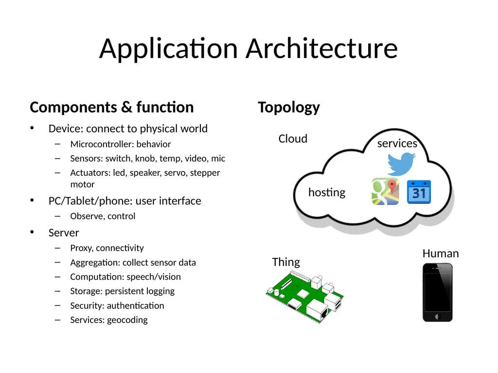 IoT application archicture with node.js Robert - slide 2 of 14